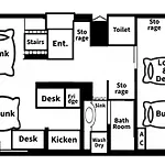50M 2Dk Private Condo!Center Of Tokyo!5Min Akasaka Sta!!