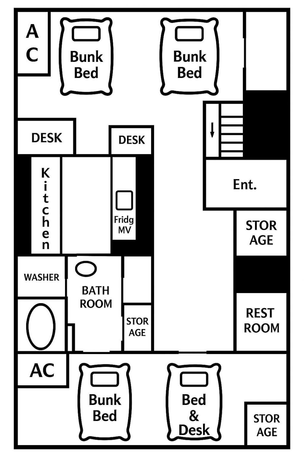 50m 2dk Private Condo!center Of Tokyo!5min Akasaka Sta!!